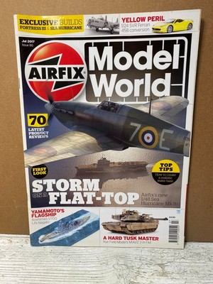 Airfix Model World Magazine Jul 2017 Sea Hurricane, M1A1/2 Abrams, Nagato, SVR