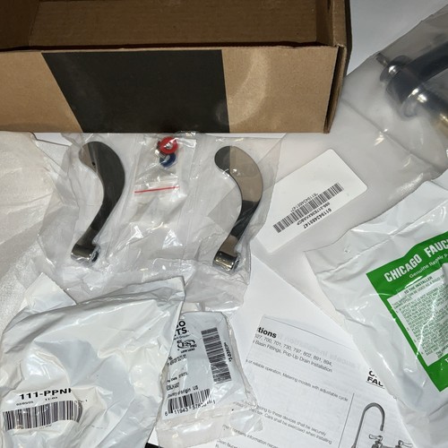 Chicago Armaturen 895-317E35XKABCP Schwanenhals, Chromplatte, Bararmatur, 1,5 GPM - Bild 6 von 10