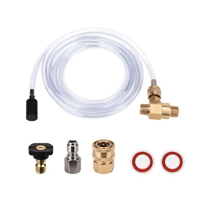 #ad #ad Adjustable Pressure Washer Soap Dispenser Kit with 3 8quot; Filter and Hose 1 Set $41.01