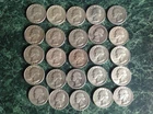 Washington Silver Quarters 1932 to 1964.   (3 lots of 25)