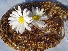 Tortoise Silverline 9/0 3-Cut,Seed Beads Czech Glass Jewelry Crafts Making