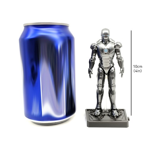 ZD TOYS 4" Iron Man MARKⅡMarvel Avengers Action Figure Model MK2 Collection Toy - Picture 2 of 11