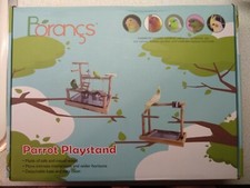Borangs Parrots Playstand Bird Playground Parrot Perch Gym Stand Playpen Bird...