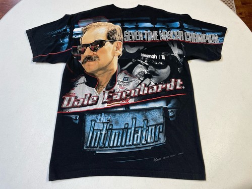 Vintage Dale Earnhardt AOP All Over Print Chase NASCAR T-Shirt Size Medium - Picture 2 of 5