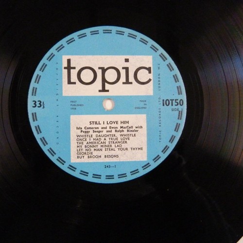 10" LP viny  EWAN MacCOLL ISLA CAMERON Still i love him 1958 Topic IOT50 - Bild 3 von 4