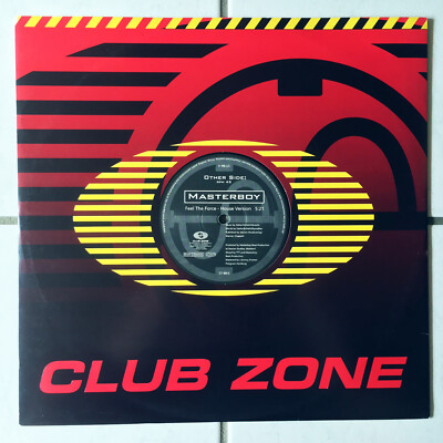 12'' Vinyl Masterboy - Feel The Force NM/Ex