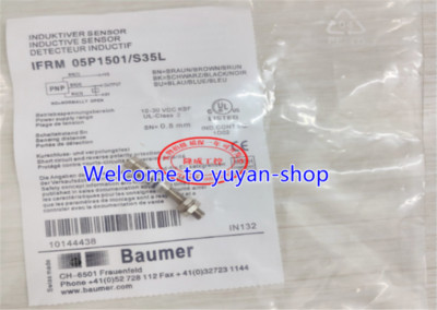 1PC NEW FOR Baumer Electric IFRM 05P1501/S35L Proximity Switch