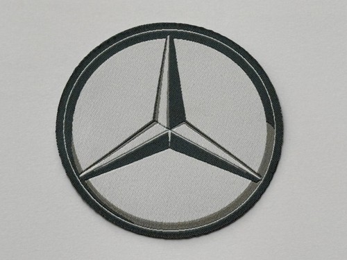 Mercedes patch/patch - micro-coated and heat-adhesive - diameter: cm. 6.5 - 3 units - Picture 1 of 3