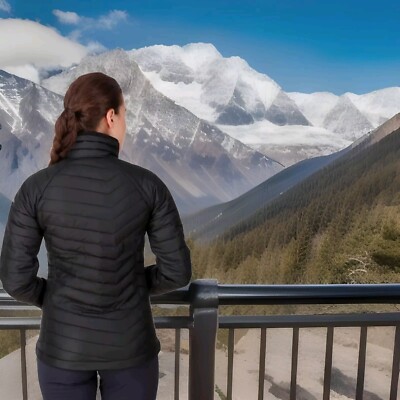 Columbia Womens White Out Lightweight Omni-Heat Jacket Sz 3xl