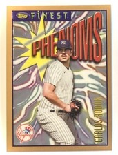2023 Topps Finest Baseball Yankees Carlos Rodon Phenoms Card #68