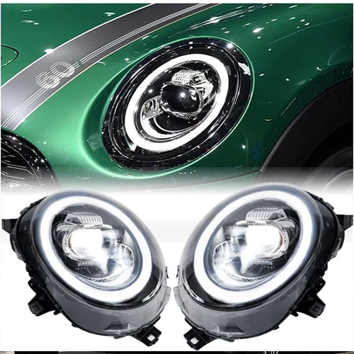 LED Headlights Assembly LED DRL Headlamps Pair L&R For BMW MINI F56 2014-2019 - Bild 2 von 17