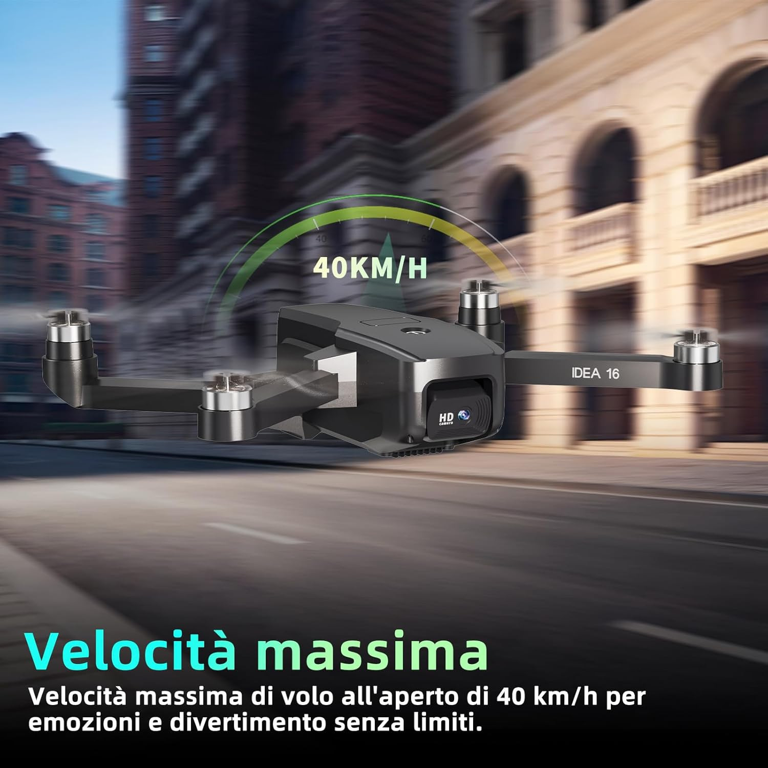 Drone con Telecamera 4K Trasmissione WIFI 5g Drones con Motore Brushless Resiste - Miniatura 3