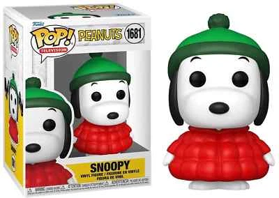 PEANUTS SNOOPY IN COAT 3.75" POP TV VINYL FIGURE 1681 FUNKO
