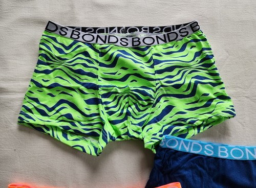 Bonds UXY3JA K4Z Saber Tiger Boys Underwear Trunk Brief 3 Pack Size 12/14 New - Picture 2 of 5