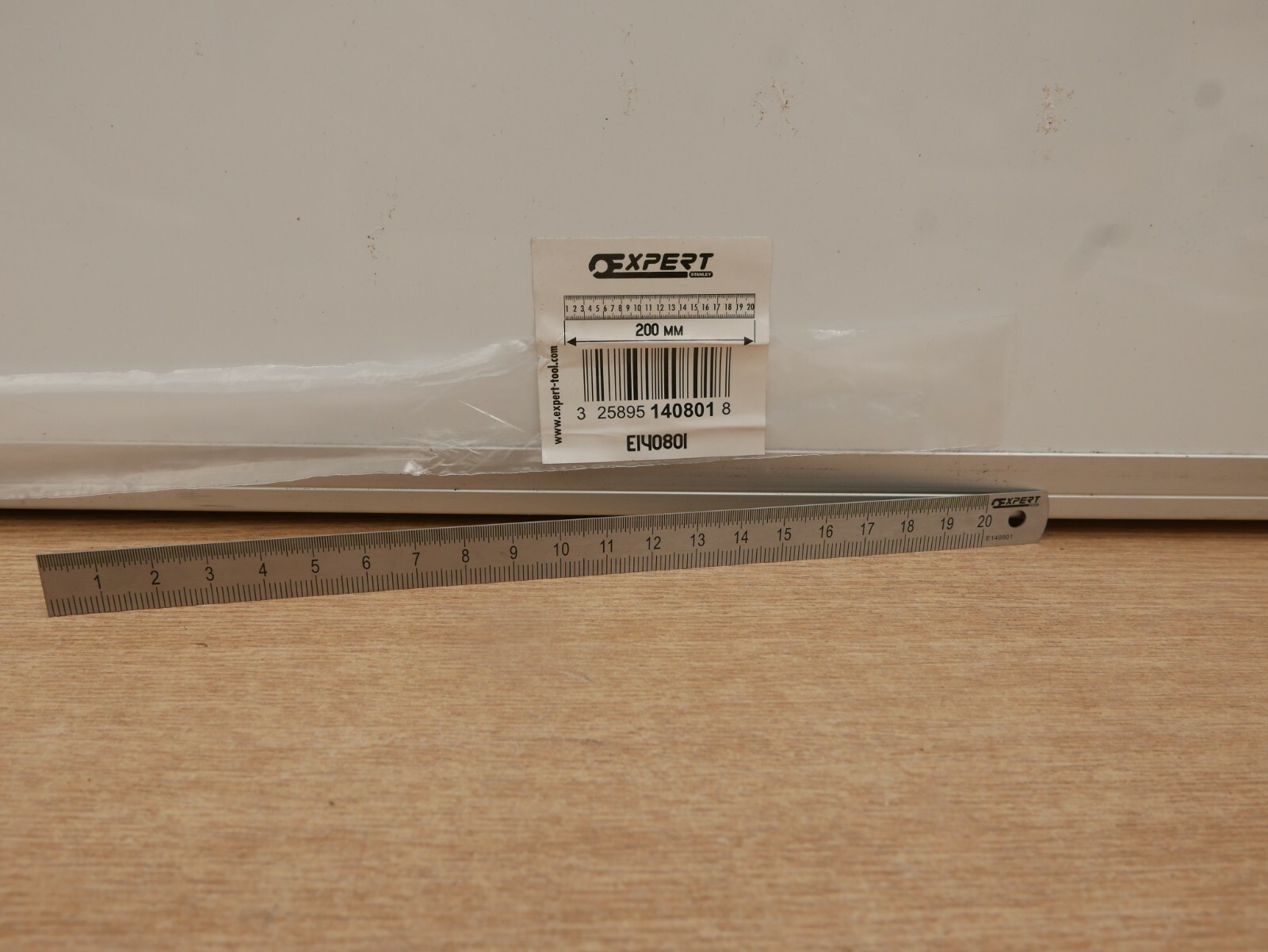EXPERT BY FACOM E140801 8"" 200mm flexible stainless steel rule metric
