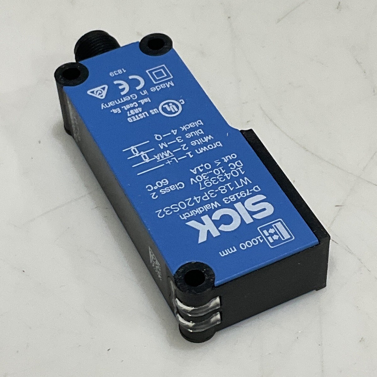 SICK WT18-3P420S32 1043397 D-79183 PHOTOELECTRIC PROXIMITY SENSOR LONG  RANGE U3S | eBay