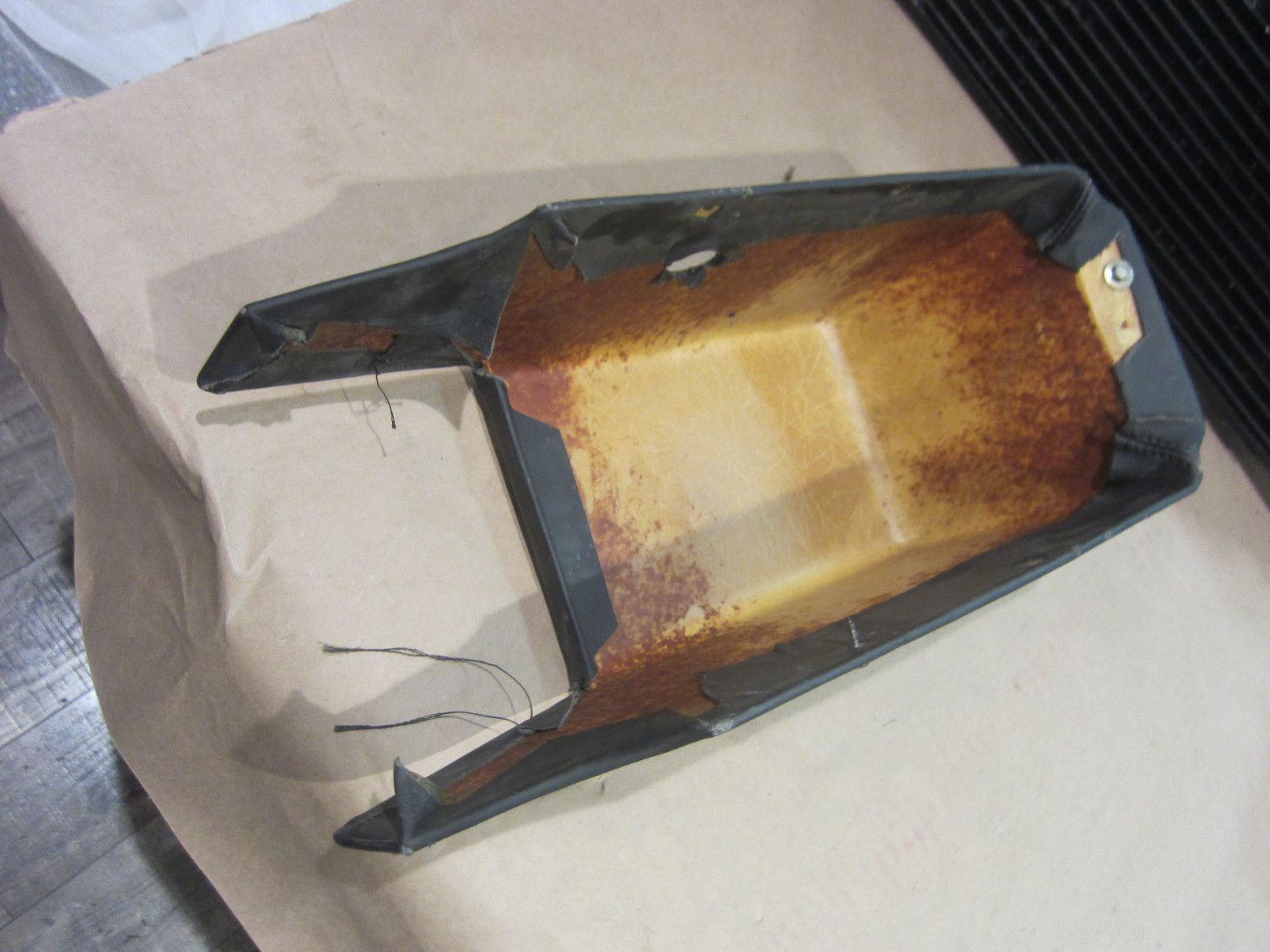 Ferrari 355 Spider - Top Pump Cover Moulding (Black) -  P/N 64418100