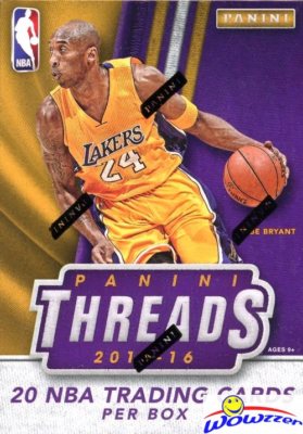 2015/16 Panini THREADS Basketball Factory Sealed Blaster Box-2 AUTOGRAPH/MEM