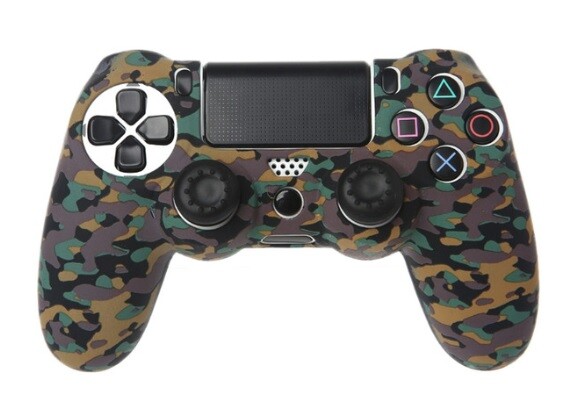 Funda de Mando Playstation 4 PS4 Guerra, Camuflaje de Silicona