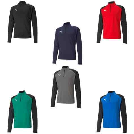 Puma Hombre Camiseta Manga Larga TeamLIGA 1/4 Cremallera Top 657236