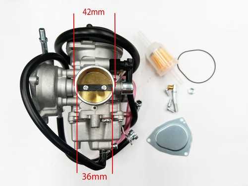 36mm Carburetor Carb Carby For Yamaha YFM350 Raptor 350 2004-2012 ATV Quad Bike - Picture 2 of 7