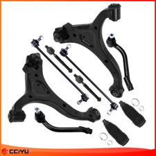 10x For 2007-2012 Hyundai Santa Fe Front Lower Control Arm Sway Bar Tie Rod End