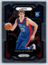 2023-24 Panini Prizm Azuolas Tubelis Rookie Philadelphia 76ers RC #283