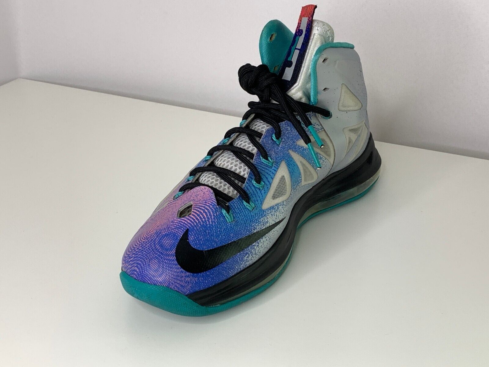 Size US 9 - Nike LeBron 10 Pure Platinum 2013 *Ri… - image 4