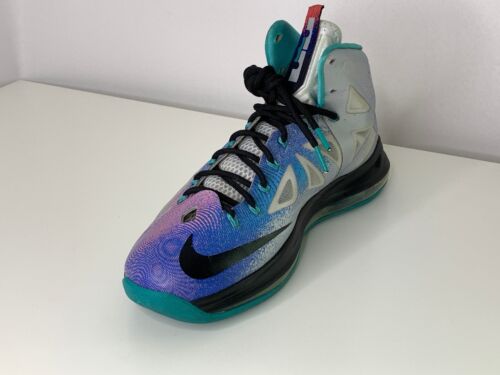Taglia US 9 - Nike LeBron 10 Pure Platinum 2013 *solo scarpa destra* LEGGI - Foto 4 di 10