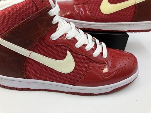 Nike Dunk High Premium Team Korea Men Size 11 UK 46 EU Varsity Red White - Picture 9 of 24