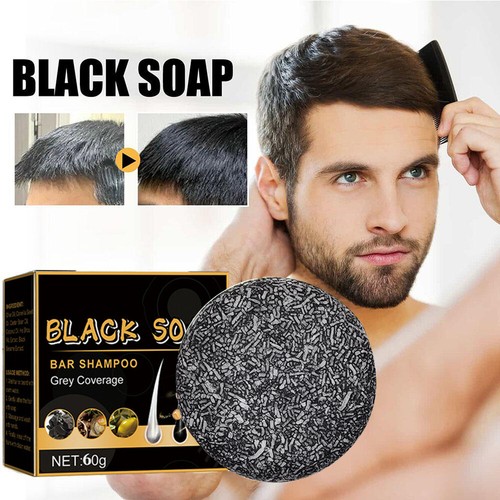 Verdunkelt Graues Haar Umgekehrte Haarseife Bambuskohle-Shampoo 60 G K - Picture 10 of 13