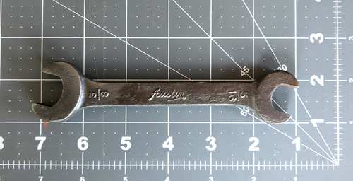 Vintage Austin Double Open-End Spanner Wrench 5/16-3/8