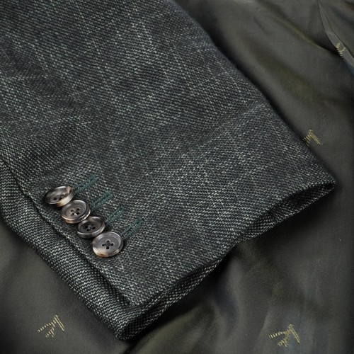 NEW $3,995 Isaia 'Dustin' Custom Juniper Cashmere/Silk Sciammeria Blazer US 44S - Picture 19 of 20
