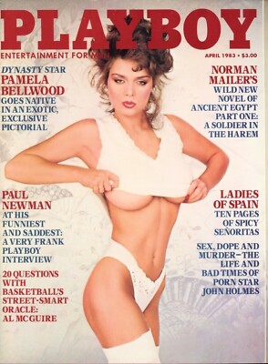 PLAYBOY APRIL 1983 Carry Lee Christina Ferguson Paul Newman Pamela Bellwood VG