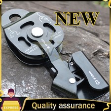 Tree Climbing Pulley Rescue Kit Heavy Lifting Pulling Device Self-block Rock