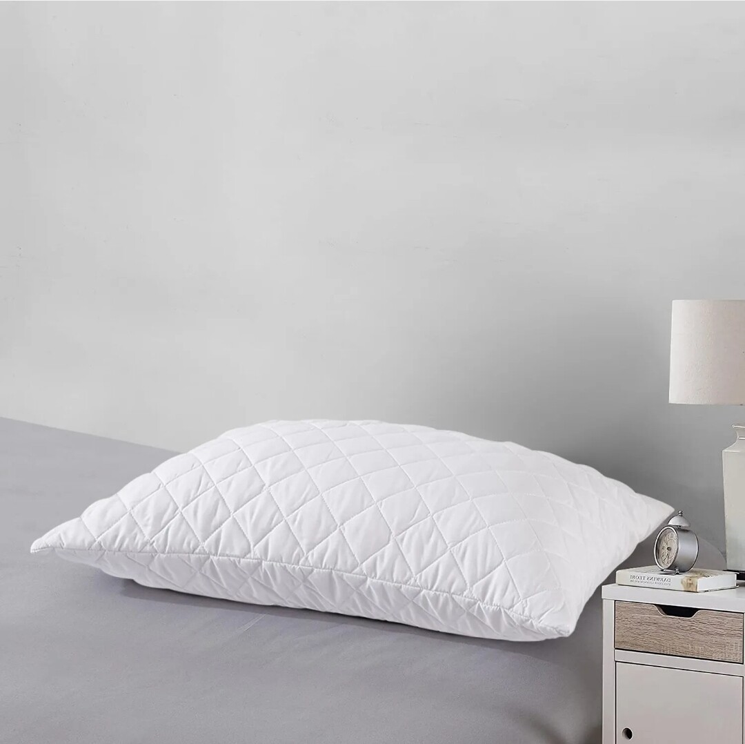 Quilted Pillow Extra Filled Hotel Quality Pillows 2/4 Pack Egyptian