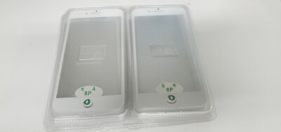 5 X Glass Lens Cold Pressed Frame With OCA Glue  for iPhone 8 plus - WHITE