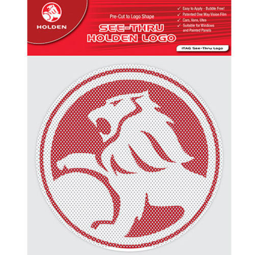 62779 HOLDEN LION RACING MOTORING LOGO SEE THRU CAR WINDOW STICKER DECAL - Picture 1 of 1