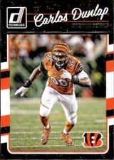 2016 Donruss #64 Carlos Dunlap Cincinnati Bengals Football