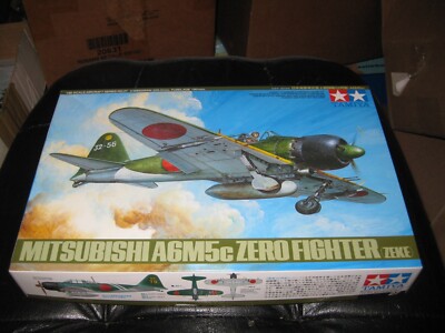 Mint in box Mitsubishi A6M5c Zero Fighter (Zeke) in 1/48 scale by Tamiya - 2007