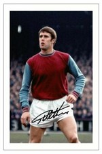GEOFF HURST - WEST HAM UNITED AUTGRAPH SIGNED PHOTO PRINT POSTER