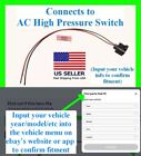 fits Dodge Jeep Ac High Pressure Switch Connector Plug Pigtail Wiring Harness