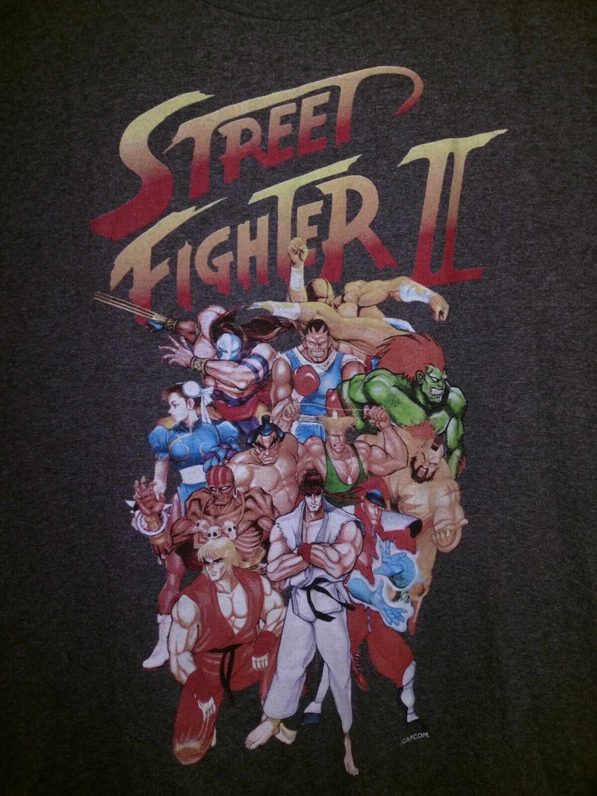 STREETS - Vintage Washed Street Fighter Anime Oversized T-Shirt