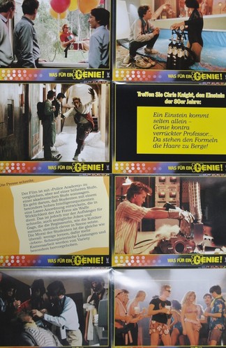 Z360 8x Aushangfotos WAS FÜR EIN GENIE / Real Genius 1985 Val Kilmer - Picture 2 of 2