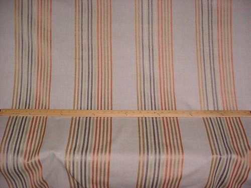 16-1/4Y Kravet 31842 Rahiti Stripe Linen Beige Raw Silk Upholstery Fabric - Picture 2 of 4