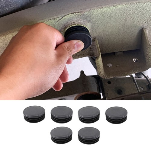6PCS Black Chassis Waterproof Rubber Stopper Plugs for Suzuki Jimny 19-22 JB74 M - Picture 1 of 8