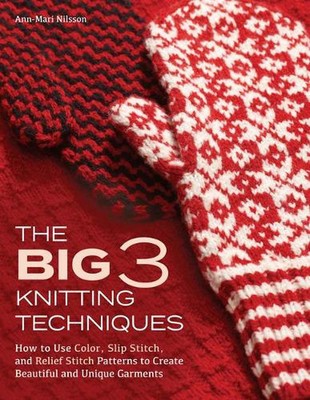 The Big 3 Knitting Techniques: How to Use Color, Slip Stitch, and Relief Stitch 