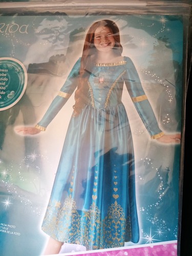 Disneys Merida Princess Fairytale Bookweek Storybook Fancydress Costume 9-10 - Picture 2 of 4