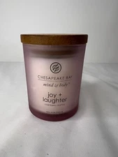 Chesapeake Bay Mind & Body Candle Joy & Laughter Cranberry Dahlia 3.7oz