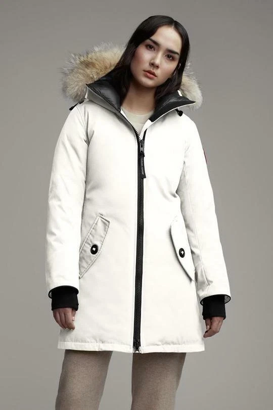NEW Canada Goose Women s 3030L ROSEMONT PARKA Early Light Size 2XS
